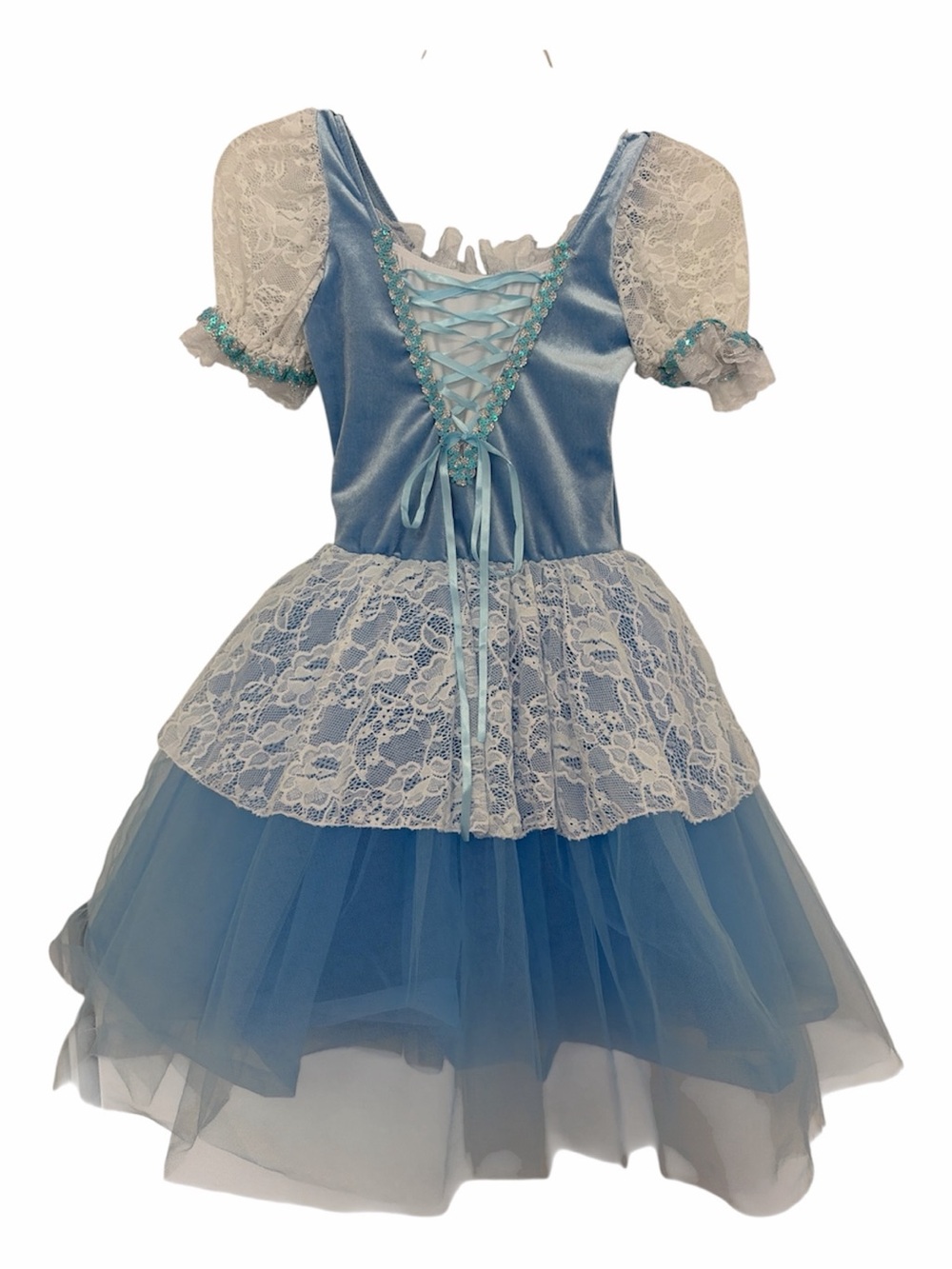 Revolution Blue Lace-Up Ballet Dress